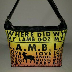 L.A.M.B Gwen Stefani Neon Rasta Ombre Boxy Bag